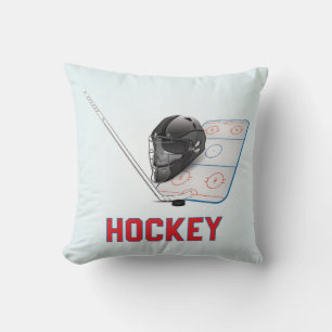 Coola och färglös Hockey Sports Inslag Kudde