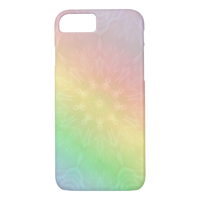 Coola och färgstark regnbågsformgivning Mandala Case-Mate iPhone Skal (Baksida)