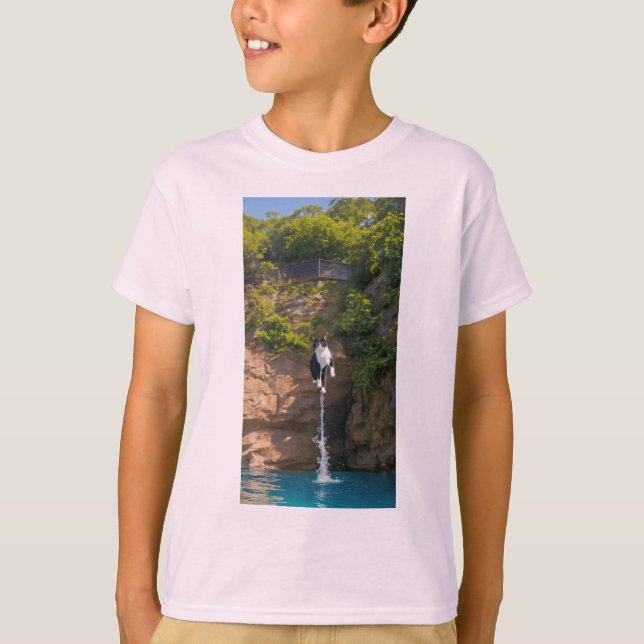 "Coola och fullbordan: Trendiget Kids'Tees" T Shirt (Framsida)