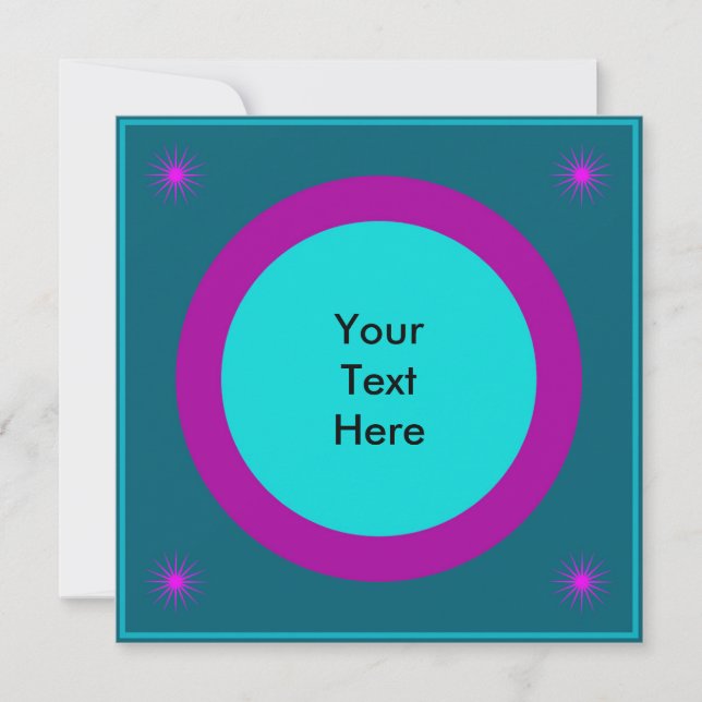 Coola och Funky i det moderna århundradet Inbjudningar (Framsida)