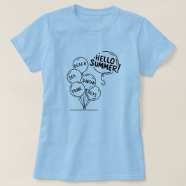 Coola och minimalistisk sommar t shirt