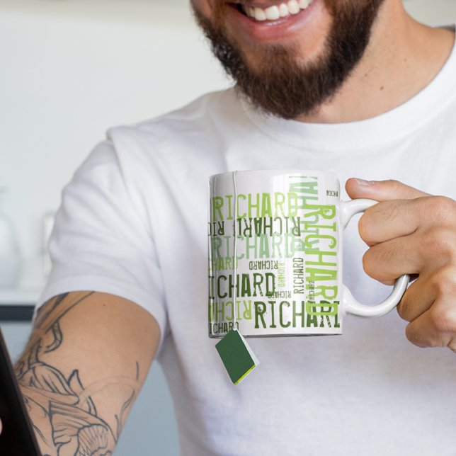 coola och modern kalk namn, typografi mugg (Skapare uppladdad)