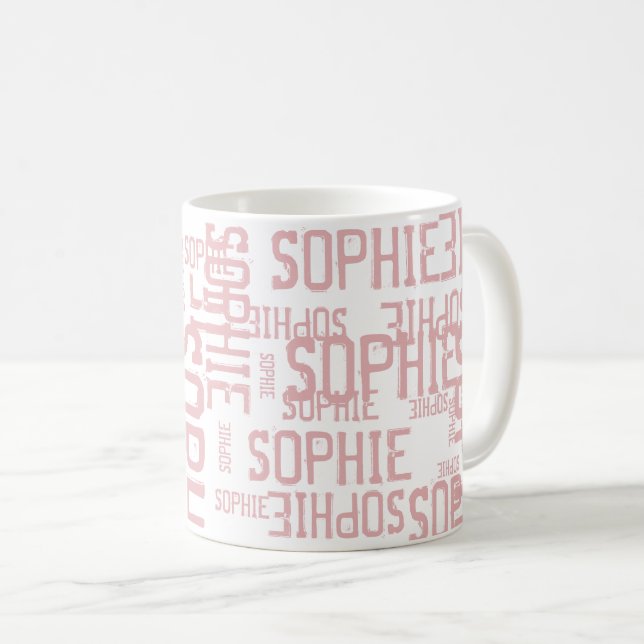 Coola och modern  Rosa Kaffemugg (Framsida höger)