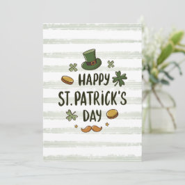 Coola och nos till St. Patrick's Day Party Investi Inbjudningar