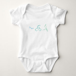Coola och originalutformning för triatletter t shirt