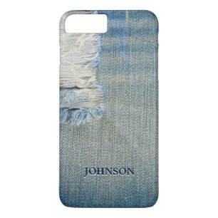 Coola och roliga blå jeanstår Custom monogram