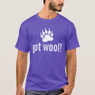 Coola och Roligt Har Woof Bear tass Tee