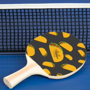 Coola och roligt mönster Monogram Pingisracket