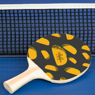 Coola och roligt mönster Monogram Pingisracket