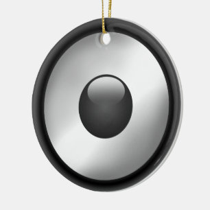 Coola- och roligt Music Speaker-design Julgransprydnad Keramik