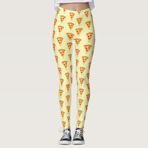 Coola- och roligt-pizzasekar mönster lätt gult leggings
