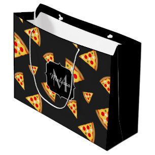 Coola- och roligt-pizzor mönster Monogram