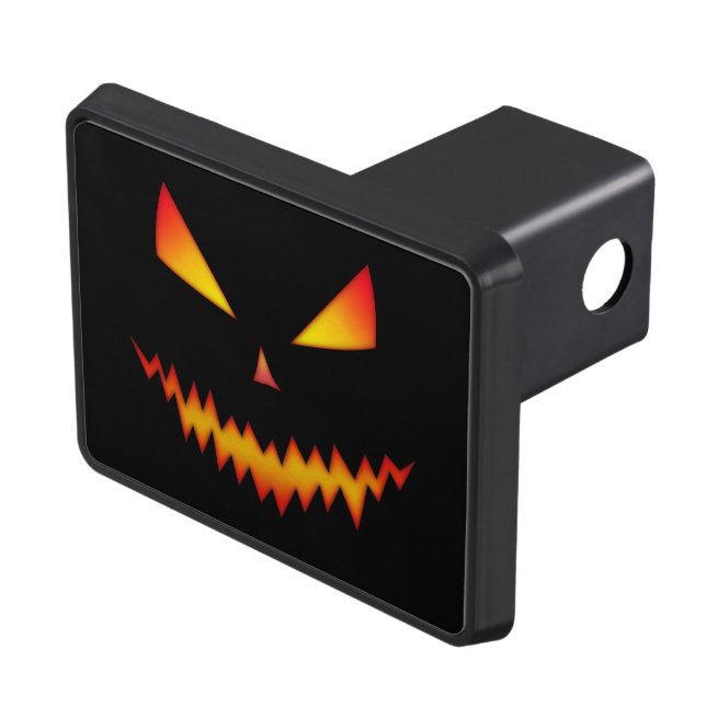 Coola och skrämmande Jack O'Lantern ansikte Hallow Dragkroksskydd (Topp Höger)