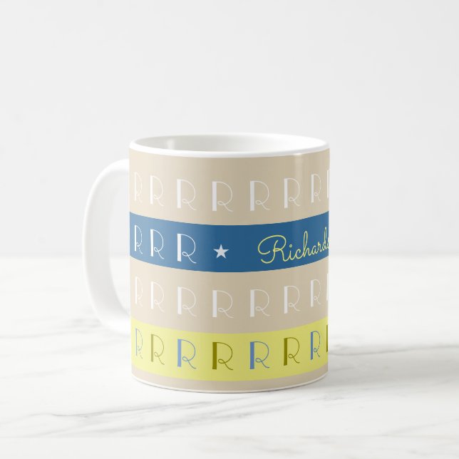 Coola- och snyggt-typografi mugg med namn (Framsida vänster)