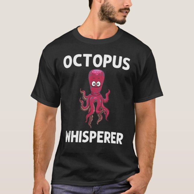Coola Octopus För manar Women Sea Life Ocean Biolo T Shirt (Framsida)