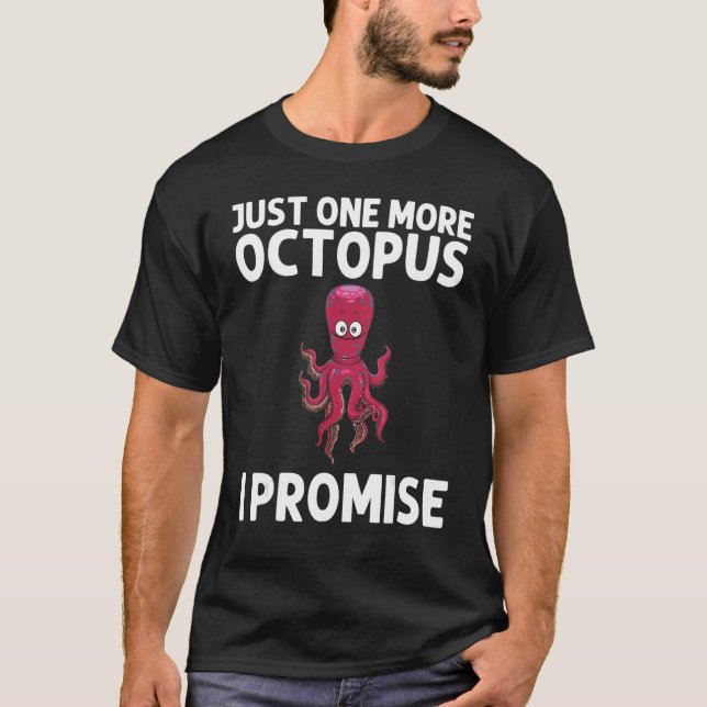 Coola Octopus För manar Women Sea Life Ocean Biolo T Shirt (Framsida)