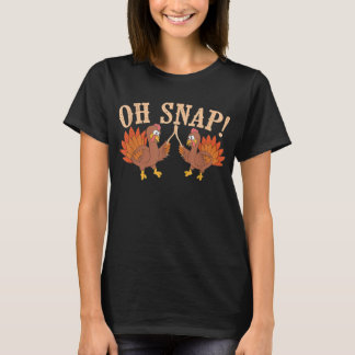 Coola Oh Snap! Lönsamt Turkiet med Wishbone Thanks T Shirt
