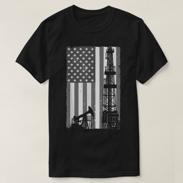 Coola Oil Fält Art För manar Women Oilfield Drilli T Shirt (Design framsida)