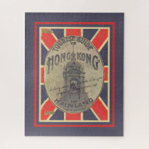Coola Old Tour Guide till Hong Kong med Union Jack
