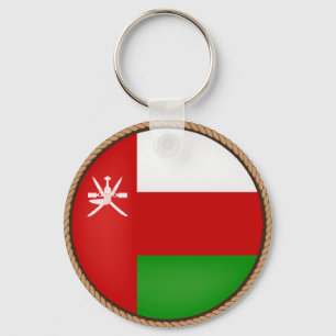 Coola Oman Flagga Seal Nyckelring