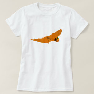 Coola Orange Halloween Fladdermus T-shirt