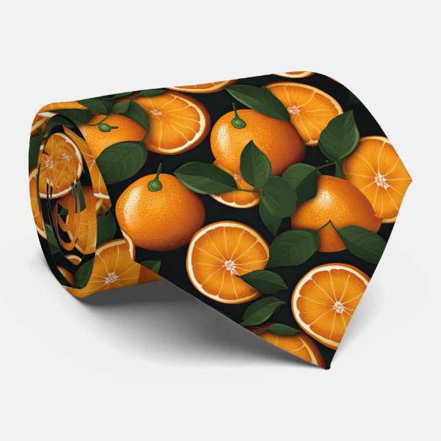 Coola orange mönster slips (Rullad)