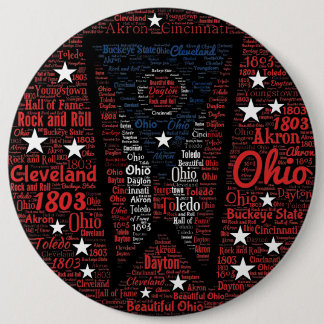 Coola Ord Art Ohio State 6 Inch Round Button Knapp