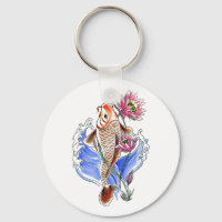 Coola Oriental Classic Koi Carp Fish Lotus tattoo