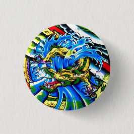 Coola Oriental Dragon tatuering Knapp