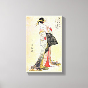 Coola oriental japanese Classic geisha dam art Canvastryck
