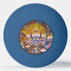 Coola oriental mandala thangka Yamantaka gud Pingisboll