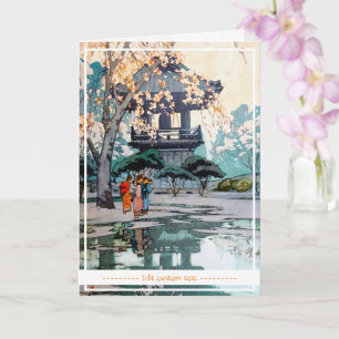 Coola orientalisk hiroshi Yoshida Japanska Shrine Kort