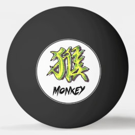 Coola orientalisk kines (zodiac) pingisboll