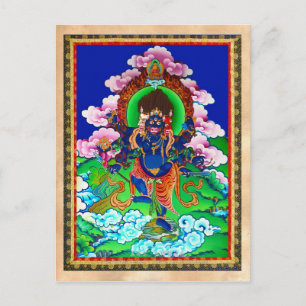 Coola orientalisk tibetanthangka Ucchusma tattoo Vykort