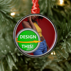 COOLA! Ornament - Premium Round Ornament - Anpassn