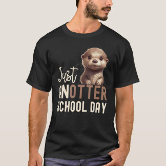 Coola Otter for Boys Girls Manar Kids Vintage Sea T Shirt