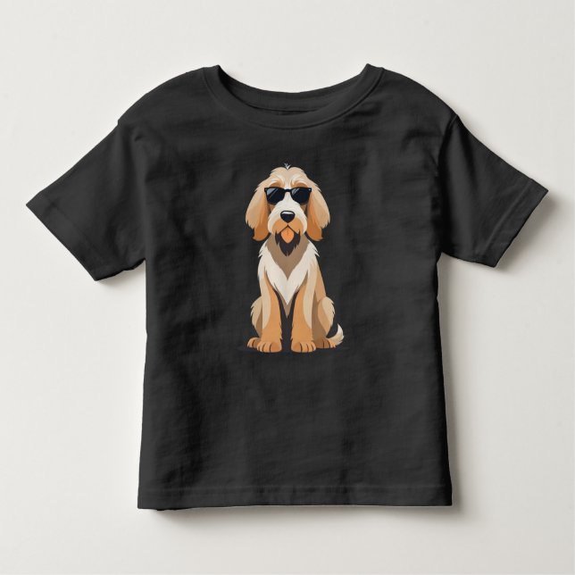 Coola Otterhound med Sunnies T Shirt (Framsida)