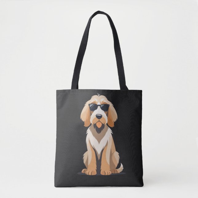 Coola Otterhound med Sunnies Tygkasse (Framsida)