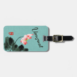 Coola Ovanlig Blommigt Freehand Teckning Teal Grön Bagagebricka