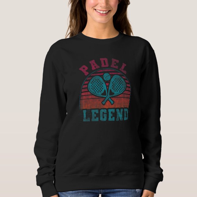 Coola Padel Retro Crossing Rackets Padel Legend T Shirt (Framsida)
