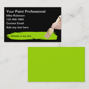 Coola Paint Professionell House Painter Visitkort