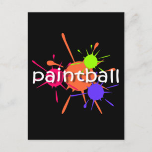 Coola paintball vykort