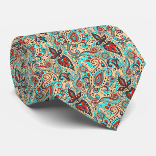 coola Paisley med halsen i mönster i sidled Slips