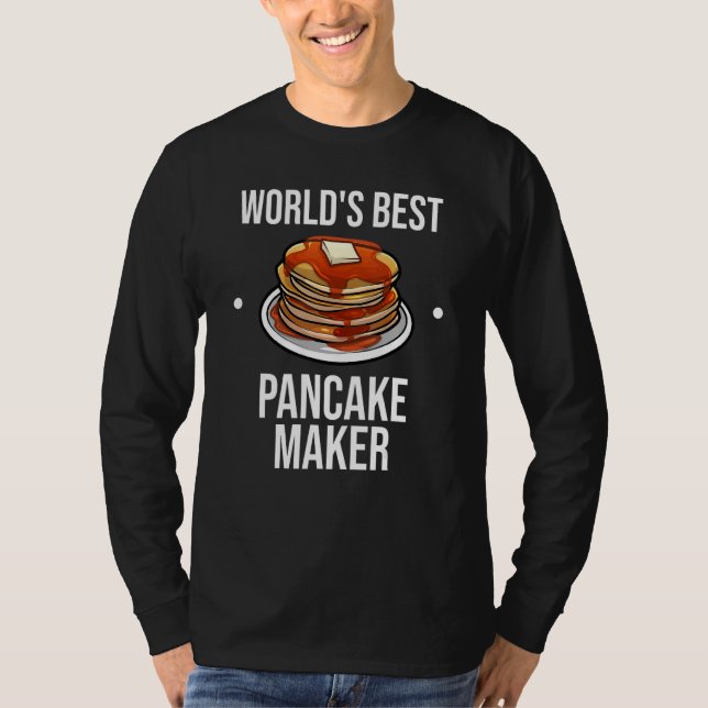 Coola Pancake För manar Women Pancake Maker Breakf T Shirt (Framsida)