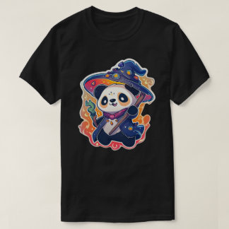 Coola Panda Elemental Wizard T Shirt