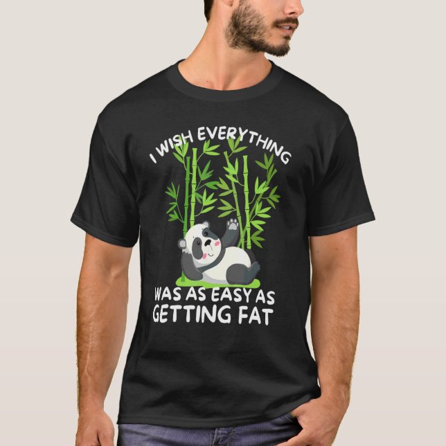 Coola Panda  Panda Björn Vila  Citat T Shirt (Framsida)