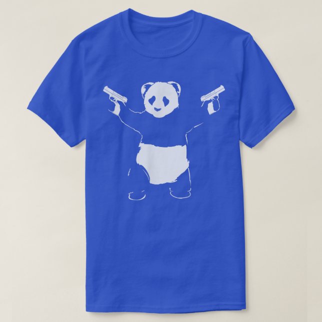 coola panda - pandabjörn - söt - rolig - kawaii t shirt (Design framsida)