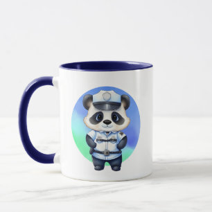 coola Panda Police add monogram Mugg