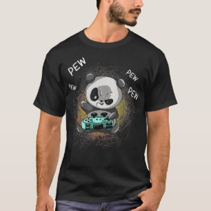Coola Panda Spela upp videospel - ett roligt spel T Shirt