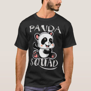 Coola Panda Squad Funny Huge Bear Animal Lov T Shirt